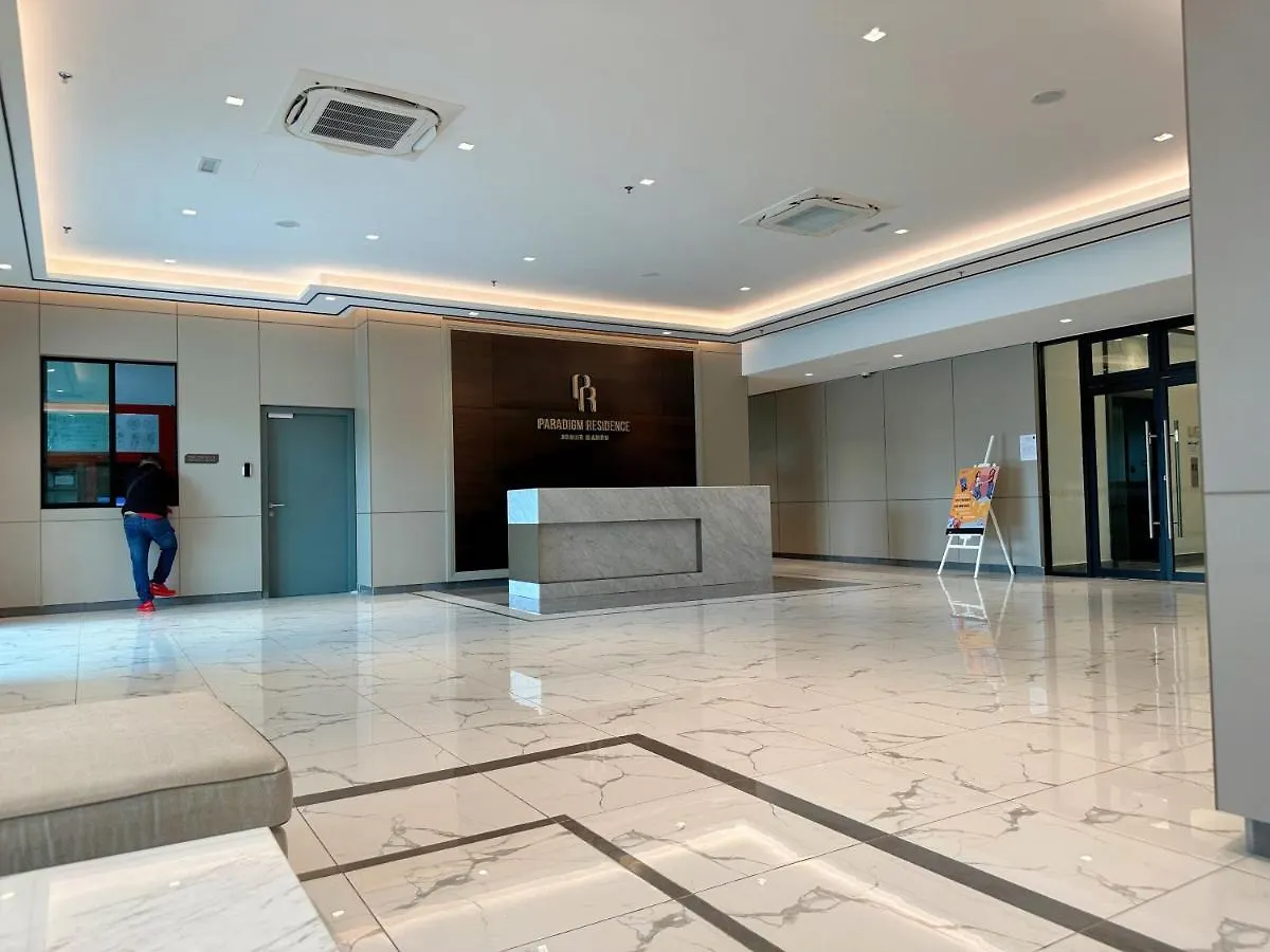 Paradigm Residence High Floor 2-3Pax Wi-Fi Netflix Projector Paradigm Mall Johor Bahru Apartment