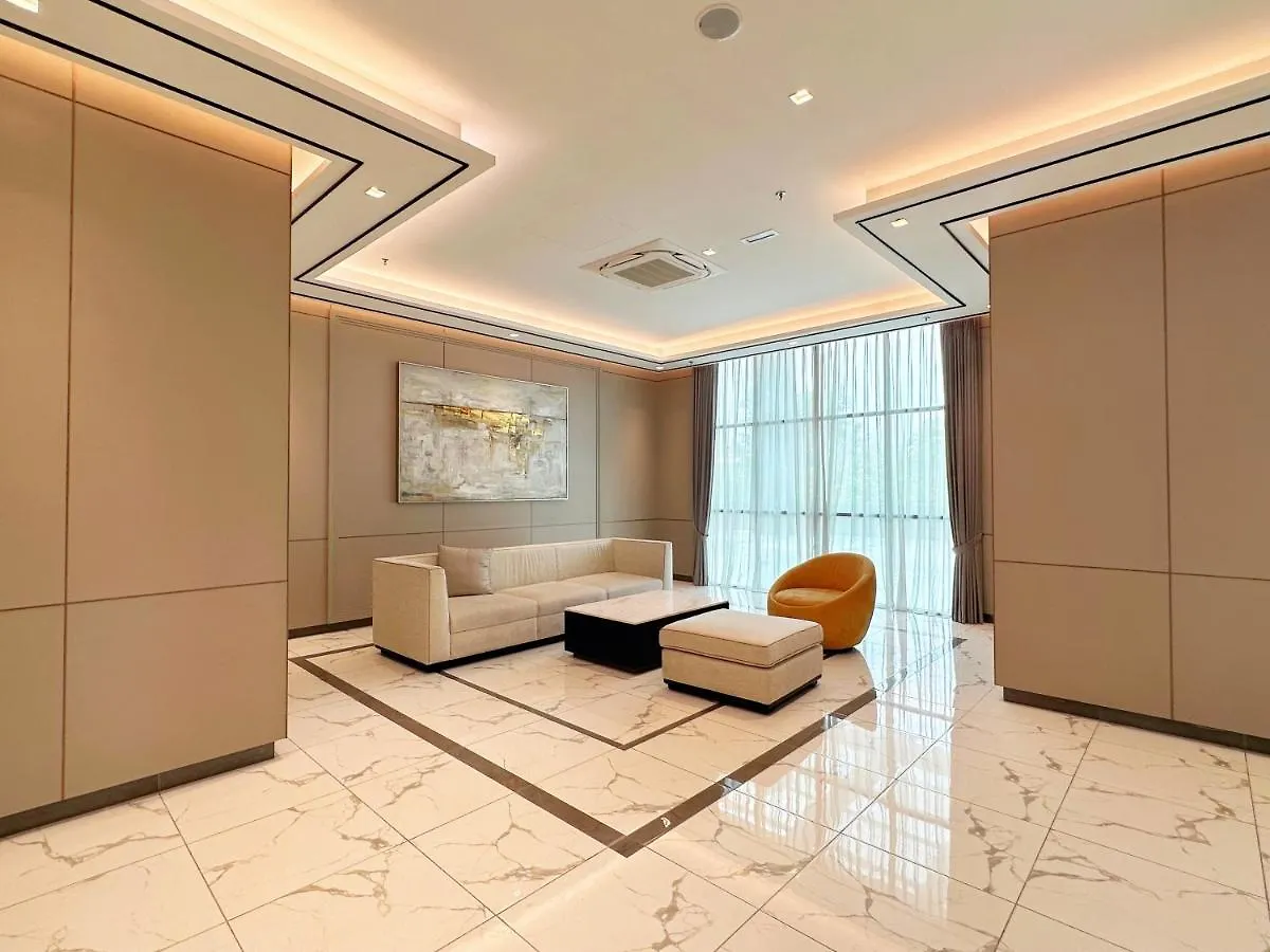 Apartment Paradigm Residence High Floor 2-3Pax Wi-Fi Netflix Projector Paradigm Mall Johor Bahru Malaysia