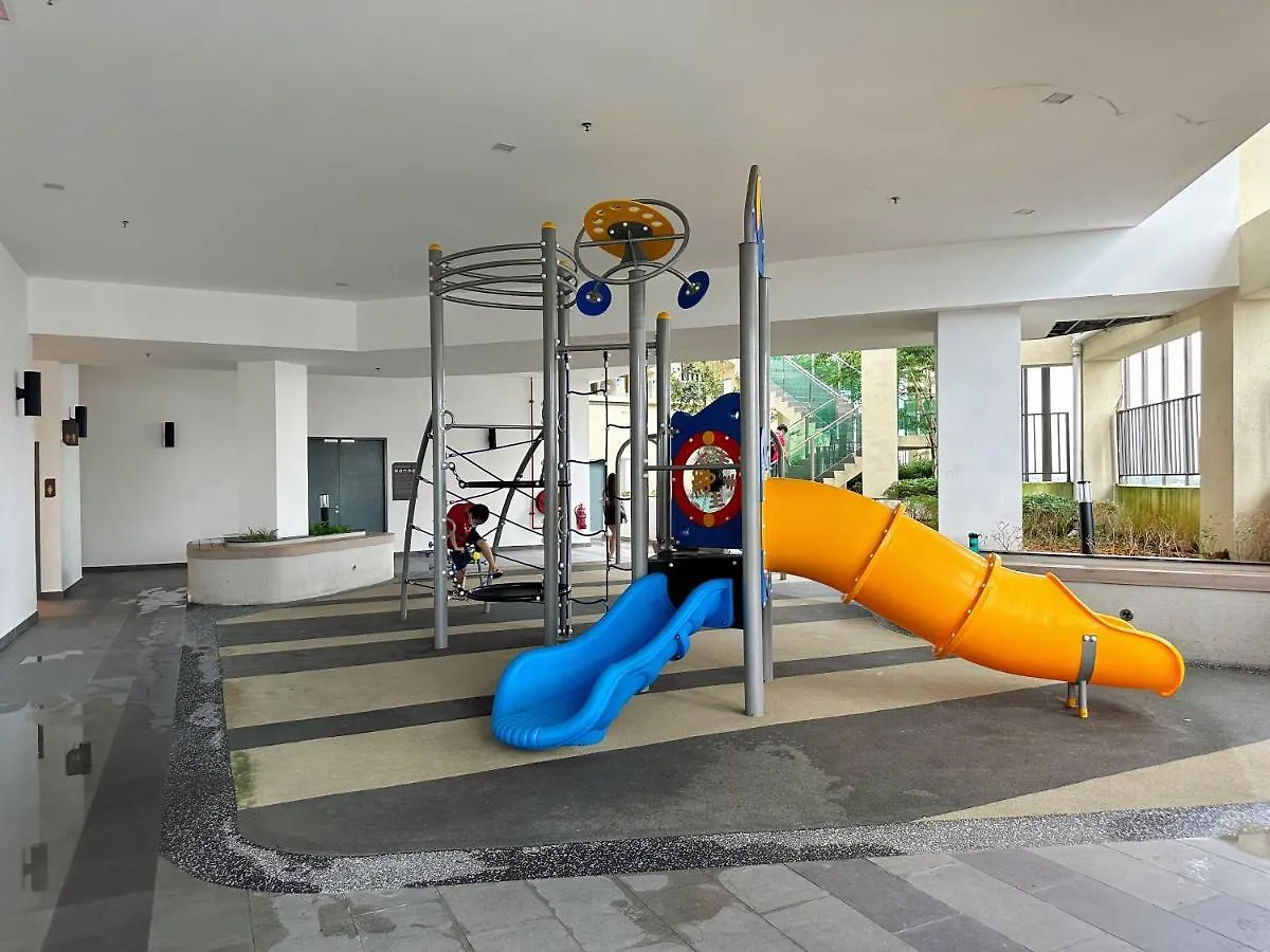 Apartment Paradigm Residence High Floor 2-3Pax Wi-Fi Netflix Projector Paradigm Mall Johor Bahru