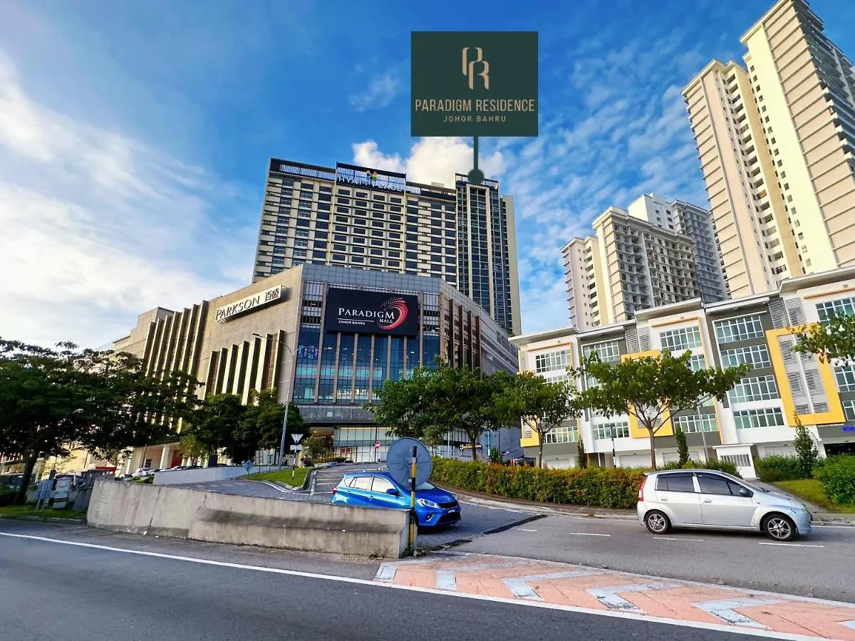 Paradigm Residence High Floor 2-3Pax Wi-Fi Netflix Projector Paradigm Mall Johor Bahru 0*,